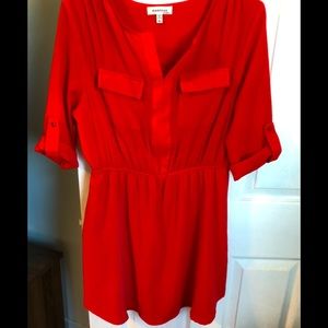 Red Romper - Size Junior’s XL or Small in Women’s